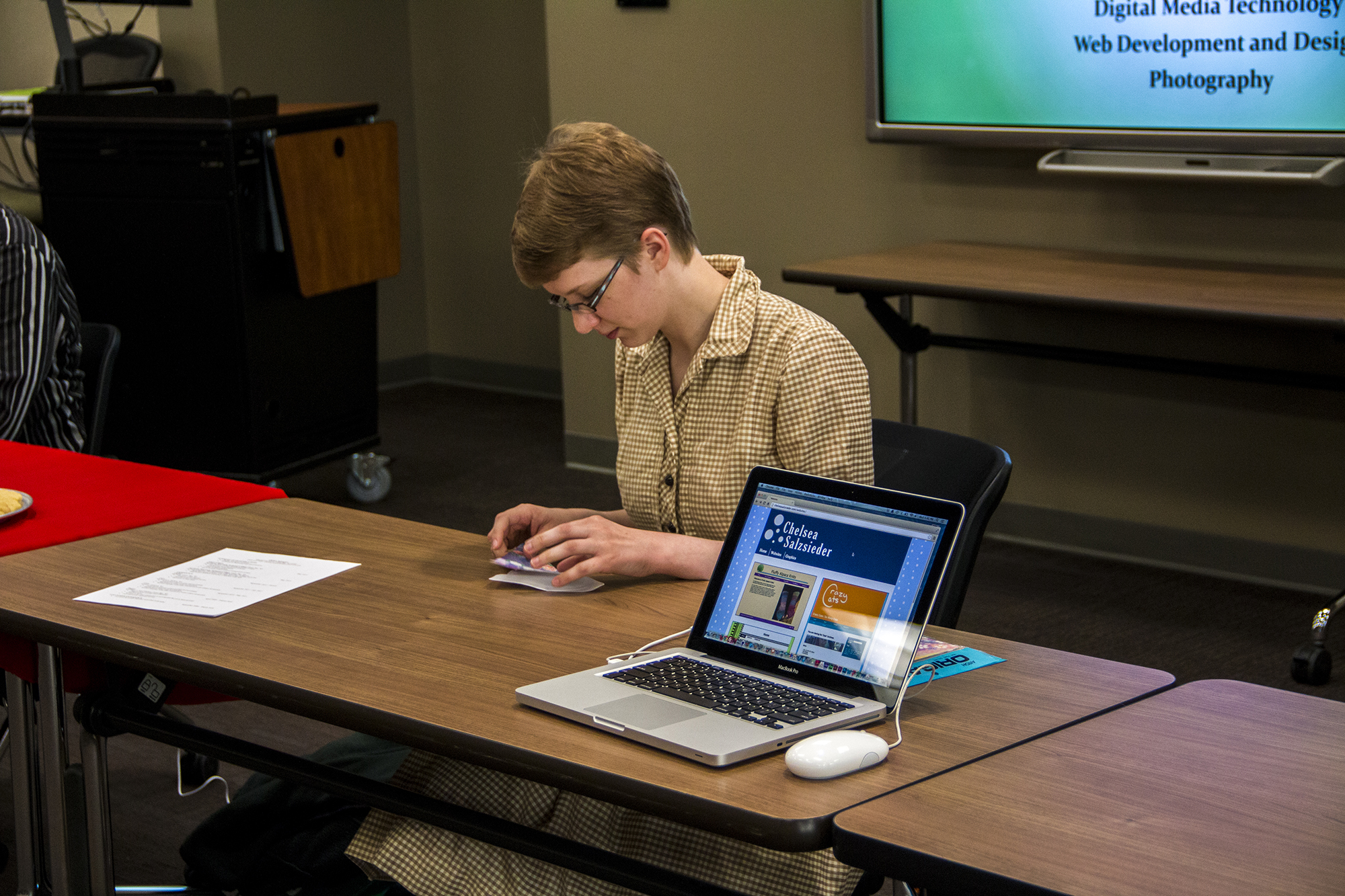 photo of web development student